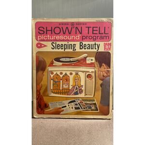 Sleeping Beauty Show 'N Tell Vintage Record Picturesound Program As Is As Shown